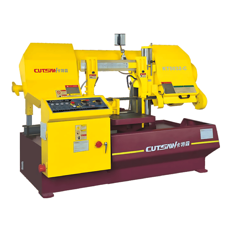 KT5032-C Horizontal Semi Automatic Band Saw machine para sa Metal